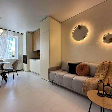 1к Новобудова 43,1 кв.м середній поверх