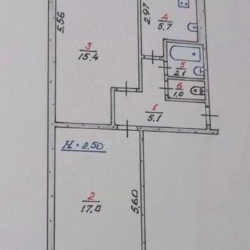 Продаж 2-х кімнатної квартири Інгулець