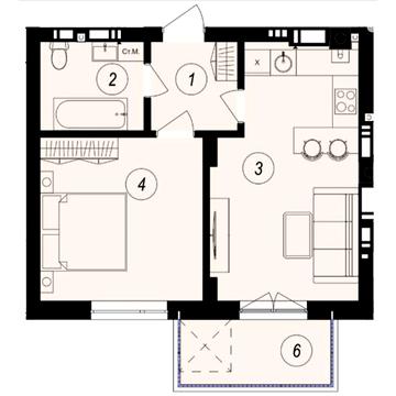 Продаж 1к Квартира Тлехаса вулиця ЖК GARDEN CITY