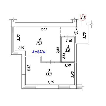 Однокімнатна квартира з документами. ЖК Qside. Петропавлівське ЖК Q.Side