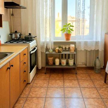 3-кімнатна квартира в центрі міста, з меблями та технікою