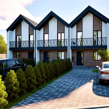 Продам будинок 120 м2 типу "таунхаус" з мансардою, ділянкою, є газ.