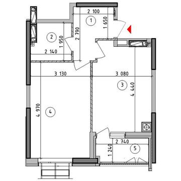 Продаж 1к Квартира Карпа Валовня вулиця ЖК Оптимісто