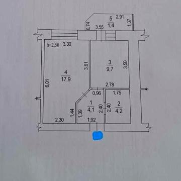 Продаж 1-к квартири /Новобудова/ Цегла/Єоселя/Євідновлення !!!