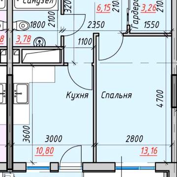 Черемушки Новый дом 38,3 м2. Никаких дополнительных расходов НЕТ! АШ ЖК Пространство на Радостной
