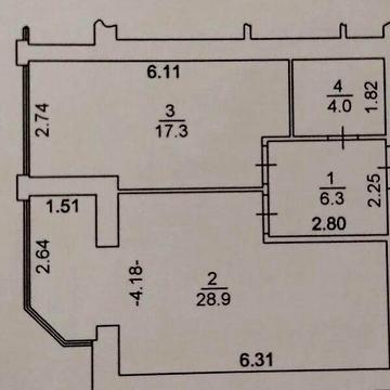 Довгострокова оренда 1к Квартира Лесі Українки бульвар ЖК Петровский квартал