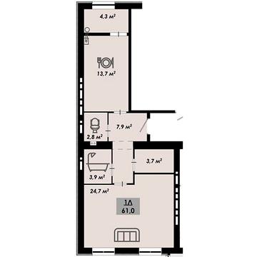 Продаж 1к Квартира Ільїна вулиця ЖК Родной дом