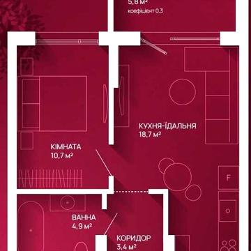 1 кімнатна. Фемелі Плаза, Благо, центр