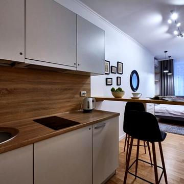 Уютная квартира в новом апарт-отеле в самом центре города