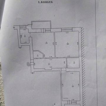 Центральна частина міста, р-н Зигіна, 2кiм.кв. в новому будинку 86м.кв