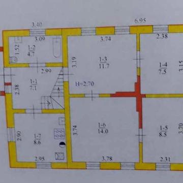 Продам добрый дом с удобствами 100м2 12сот,  за Медкомплексом 602 мр-н