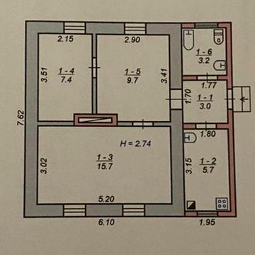 Продається будинок в Покровському районі .