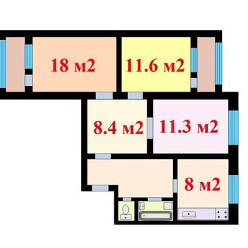 Виноградар. Здам 3-кімнатну з ремонтом, пр. Європейського Союзу, 70-А.