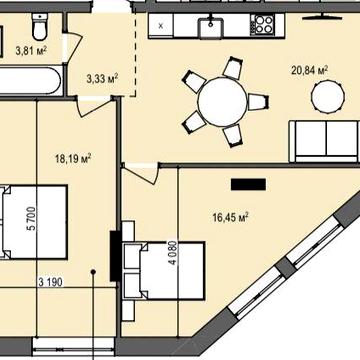 квартира видова ЖК Поділ Плаза Резіденс