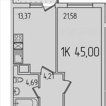Продам 1- ком в 59-й Жемчужине от строителей 45 кв вид на море 8-й эт ЖК 59-я Жемчужина