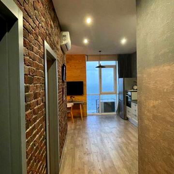 9 Жемчужина, панорама моря! Стильная 1к квартира!