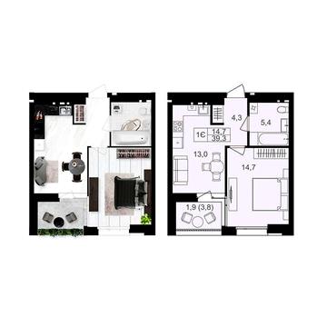 Продаж 1к Квартира Ватутіна вулиця ЖК Lavanda Park