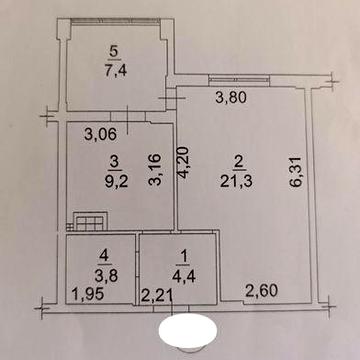 1-кімнатна квартира від власника ЖК Розенталь