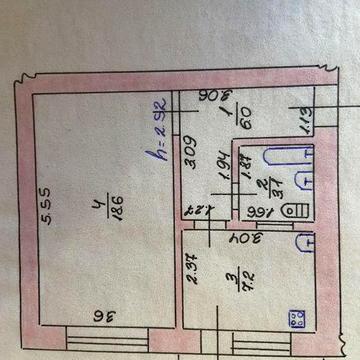 Продается 1-ком. «Киевского» пр., 4/5. середина дома. Район 9 школы