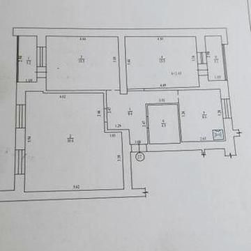 3 кімнатна квартира в центрі Нових Санжар
