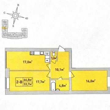 Двокімнатна квартира в жк Центральний! Програми ТАК! Видова! ЖК Центральний