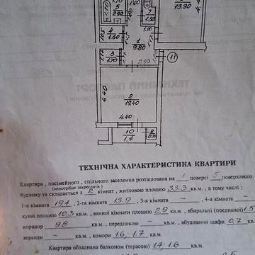 Продаж 2к Квартира Геофізиків вулиця