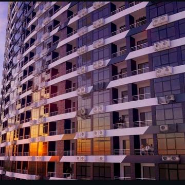 1 комнатная с видом моря в Атмосфере ЖК Атмосфера