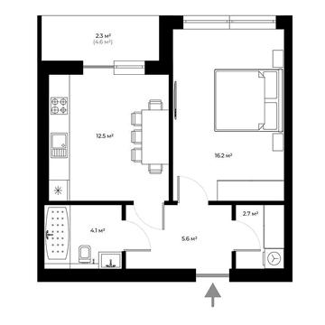 Продаж 1к Квартира Легоцького вулиця ЖК Park Land