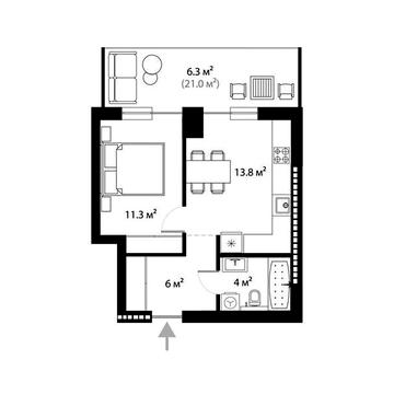 Продаж 1к Квартира Легоцького вулиця ЖК Park Land