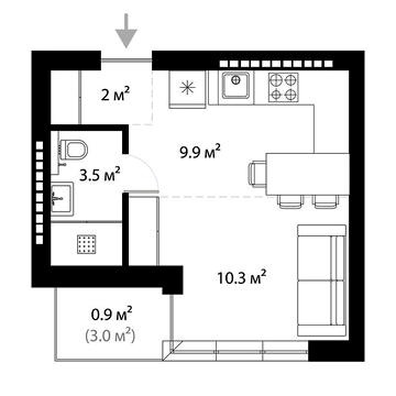 Продаж 1к Квартира Легоцького вулиця ЖК Park Land