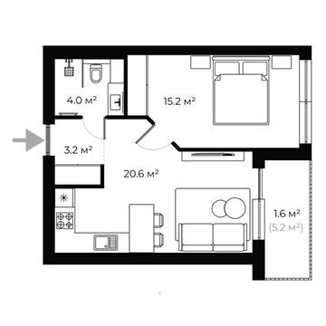 Продаж 1к Квартира Легоцького вулиця ЖК Park Land