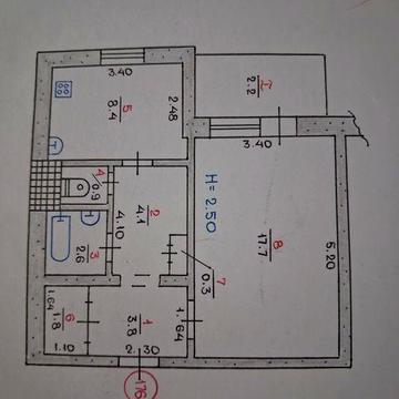Продам  1 но комнатную квартиру джержинке общая площадь 42кв ЖК осбб