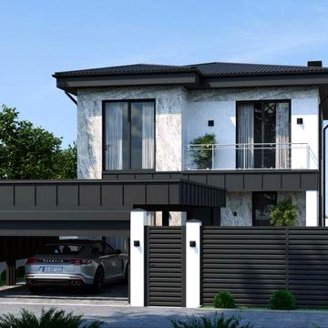 Дом с террасой и автонавесом‼️Червоный Хутор‼️Дайберг