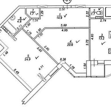 Продаж 2-х кімнатної квартири в житловому стані ЖК Київський Шлях