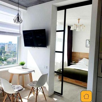 ‼️Аркадия, Каманина‼️Новый ремонт, 1к квартира, Видовая, море, парк ЖК 43 Жемчужина