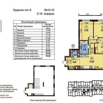 Продам 3к квартиру в ЖК Варшавський 3 ЖК Варшавський 3