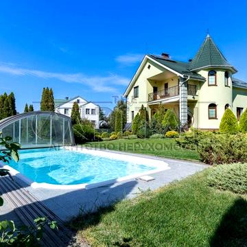 Оренда будинку з басейном с. Пухівка ГАЗ/Сонячні панелі