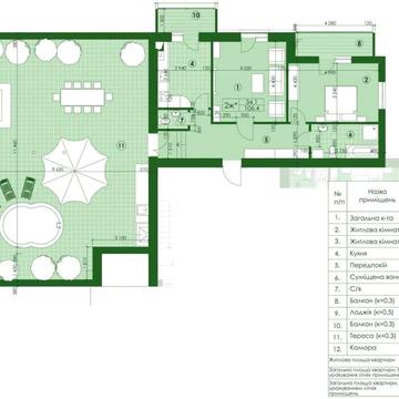 Ексклюзивна квартира з терасою ВІД ВЛАСНИКА! ЖК Квартал Парковий