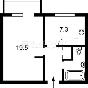 Продаж 1 кімн. квартири в центрі біля ст. м. Кловська