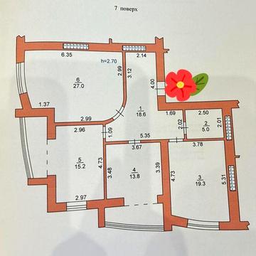 Большая 3х комнатная в Монолите ЖК Монолит