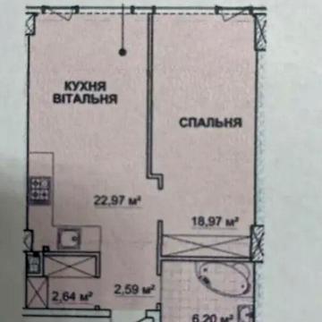 Продаж 1к Квартира Вернадського Володимира вулиця ЖК Небо