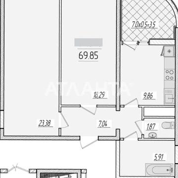 улица Краснова, 3/661-18, Фонтан, Приморский, Одесса, Одесская 76000.0 USD