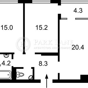 ЖК Галактика, НАЙВИГІДНІША 2-кімнатна, 68м², Сверстюка 6Д, Русанівка ЖК Галактика