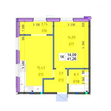 1К БЕЗ КОМІСІЇ,4 вікна,ЖК Нова Англія/ ЖК Новая Англия ЖК Новая Англия