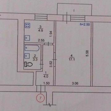 Продається в м. Боярка 1-кімнатна (однокомнатная) квартира