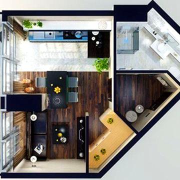 34,67 м2 Аркадия!!! 1-к квартира в ЖК UNITY TOWERS Аркадия, Одесса ЖК UNITY TOWERS