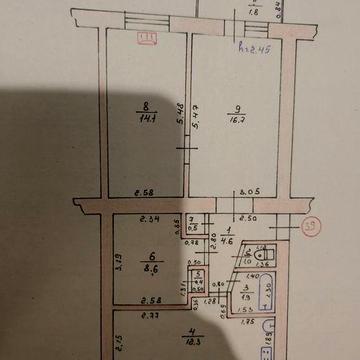 Продам 3-х квартиру. г. Болград