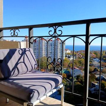 Сдам новую студию ЖК Милос, 7 Фонтана, балкон, вид моря