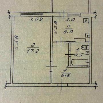 Квартира однокімнатна