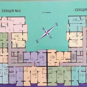 1к. ЖК "Візаві", 3/12ц, 51м2, Авт.оп! Зданий!, 51000уо! ЖК ВІЗАВІ